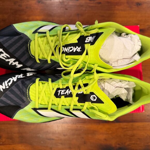 New Balance FuelCell SD100 V5 Track & Field Spikes (Size 10 - Mens) Green Black - Picture 4 of 6